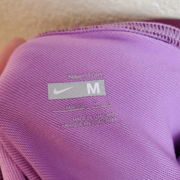 Nike Dri Fit Purple Mock Neck Performanc Pullover - Picture 3 of 5